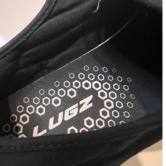 LUGZ Mens Black Canvas Slip-On Casual‎ Loafers Comfort Sneakers Shoes - Picture 12 of 13